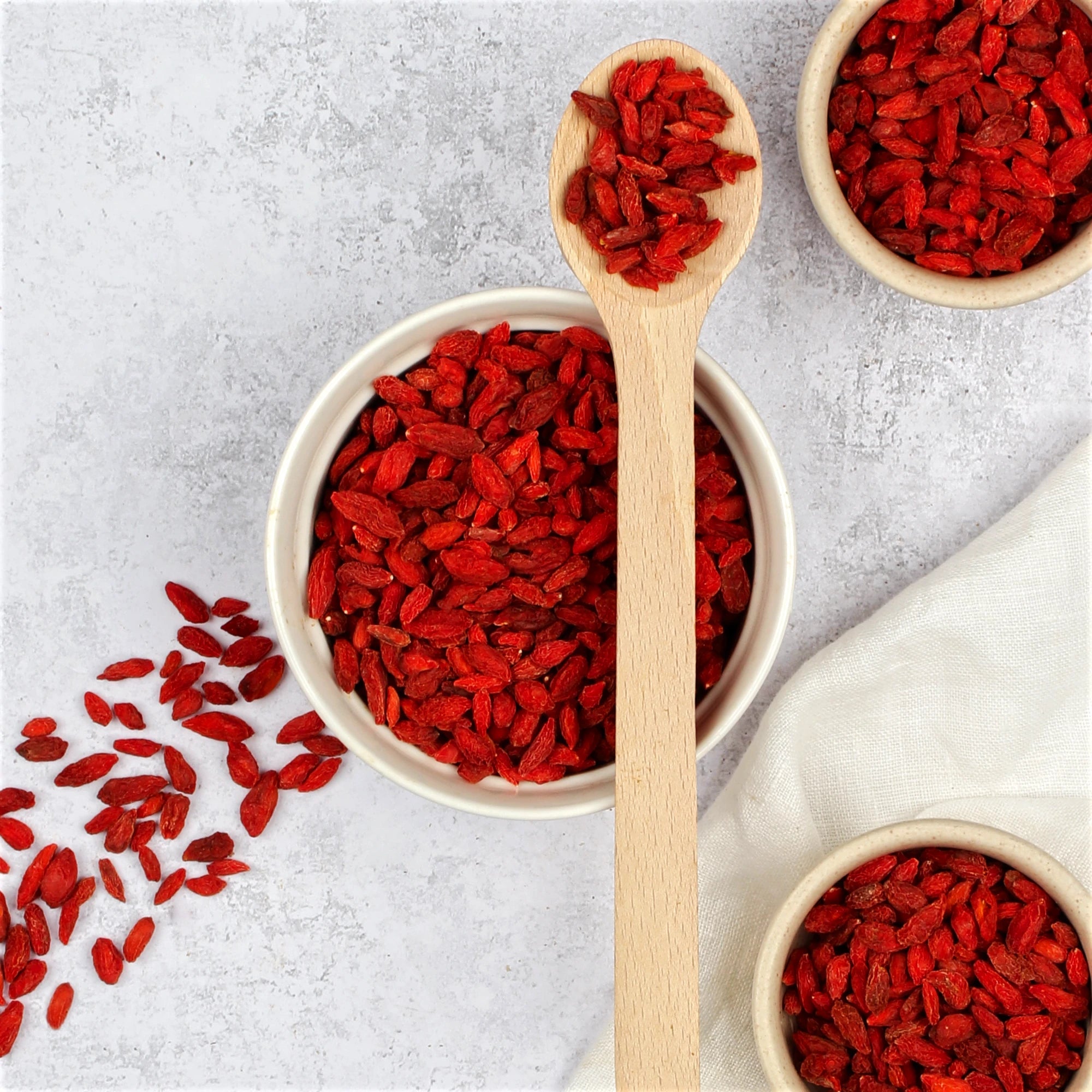 Na zdjęciu pokazano produkt: jagody goji.
