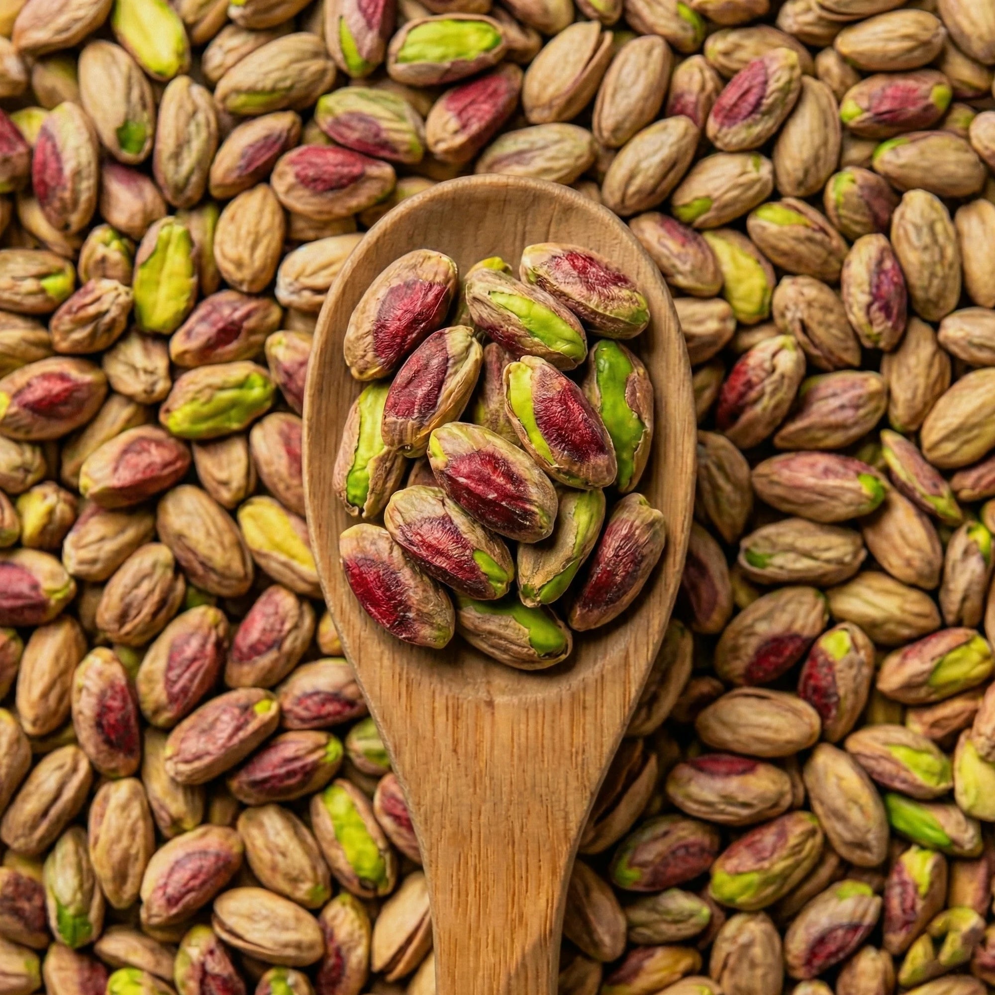 Na zdjęciu pokazano strukturę produktu: pistacje naturalne.