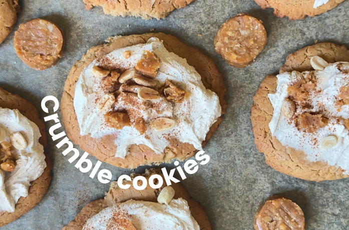 Crumble cookies cynamonowo-orzechowe