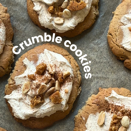 Crumble cookies cynamonowo-orzechowe
